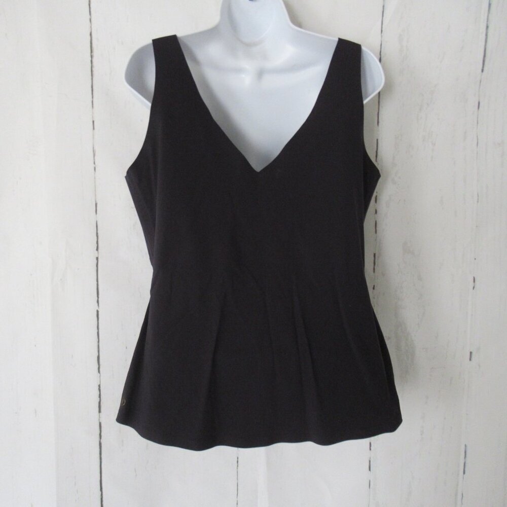 Honey Love Lift Wear Tank Top 2X Black Shapewear Slimming V Neck‎ Plus Size - Picture 4 of 5